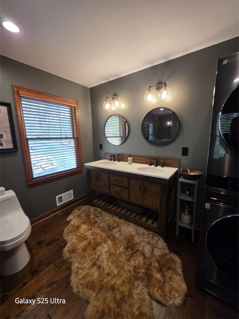 Basement bathroom, Forsyth County
