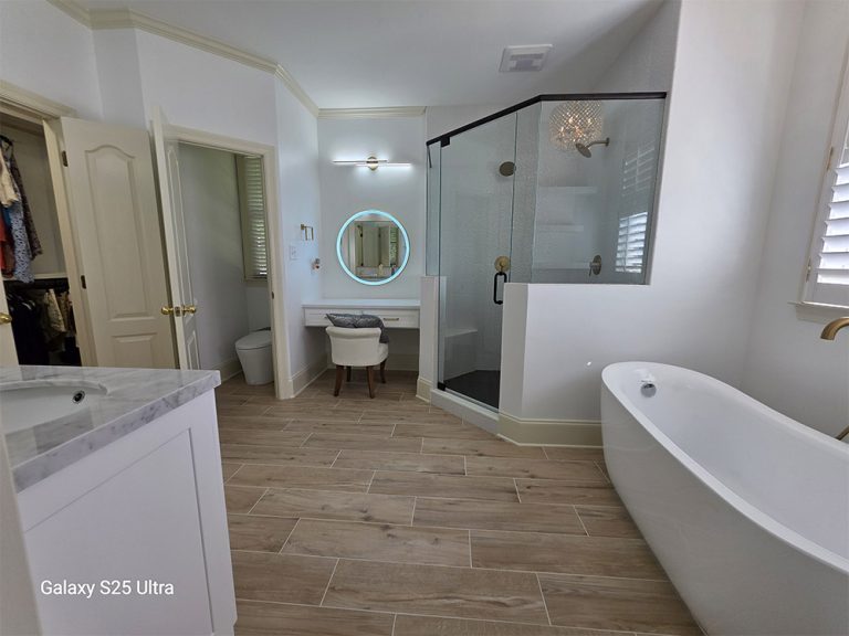Master bath and closet, Lawrenceville